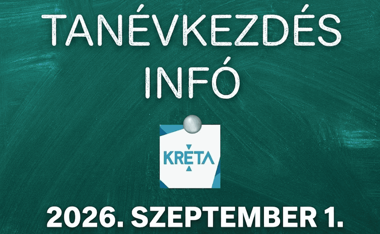 2026/27-es tanévkezdés