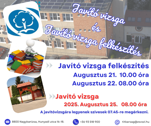 Javítóvizsga és felkészítés 2025